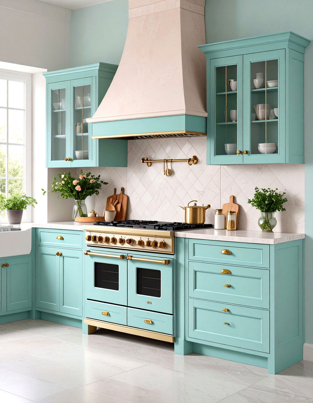A Freestanding French Range Becomes the French Country Kitchen Centrepiece - 20 French Country Kitchen Ideas