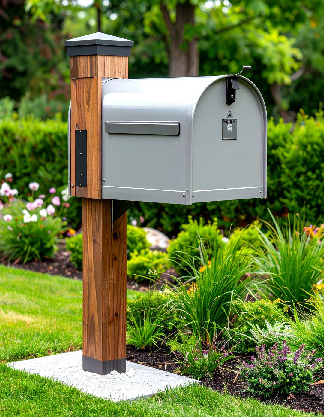 A Stylish Mailbox as a Curb Appeal Signature - 20 Curb Appeal Ideas