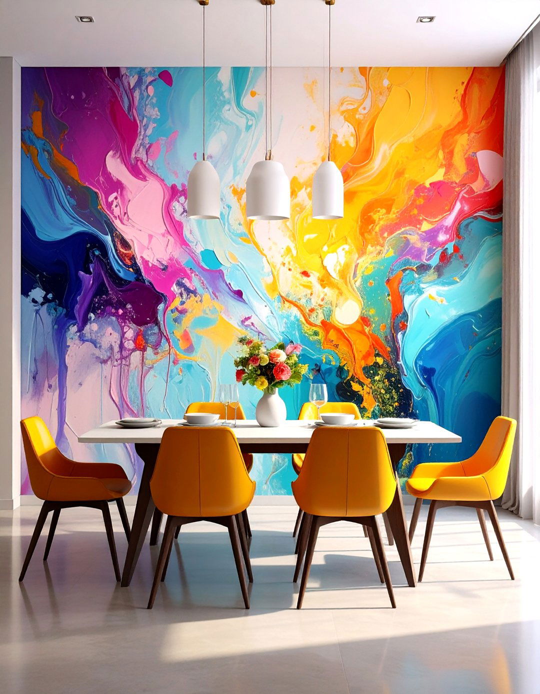 Abstract Art - 20 Wall Mural Ideas