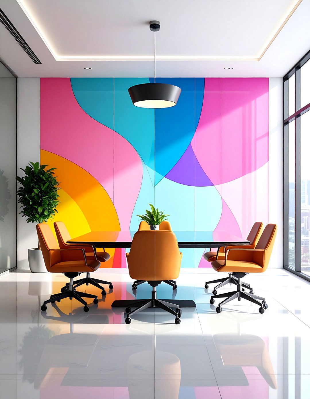Abstract Corporate Office Wall Murals - 20 Office Wall Murals