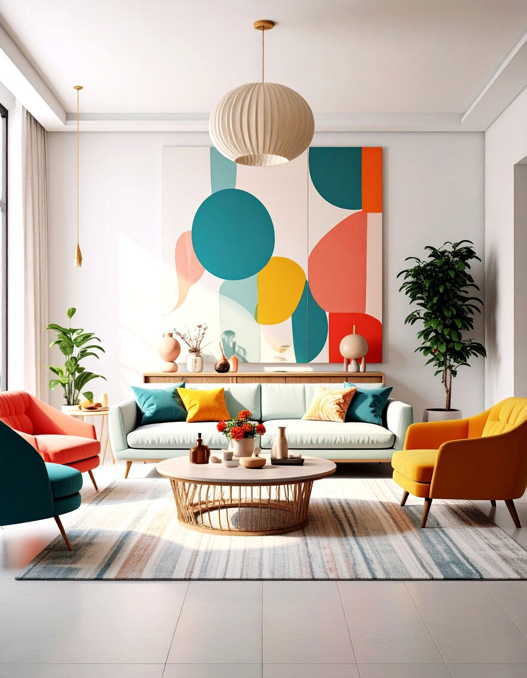 Abstract Masterpiece - 20 Wall Painting Ideas of Any Room