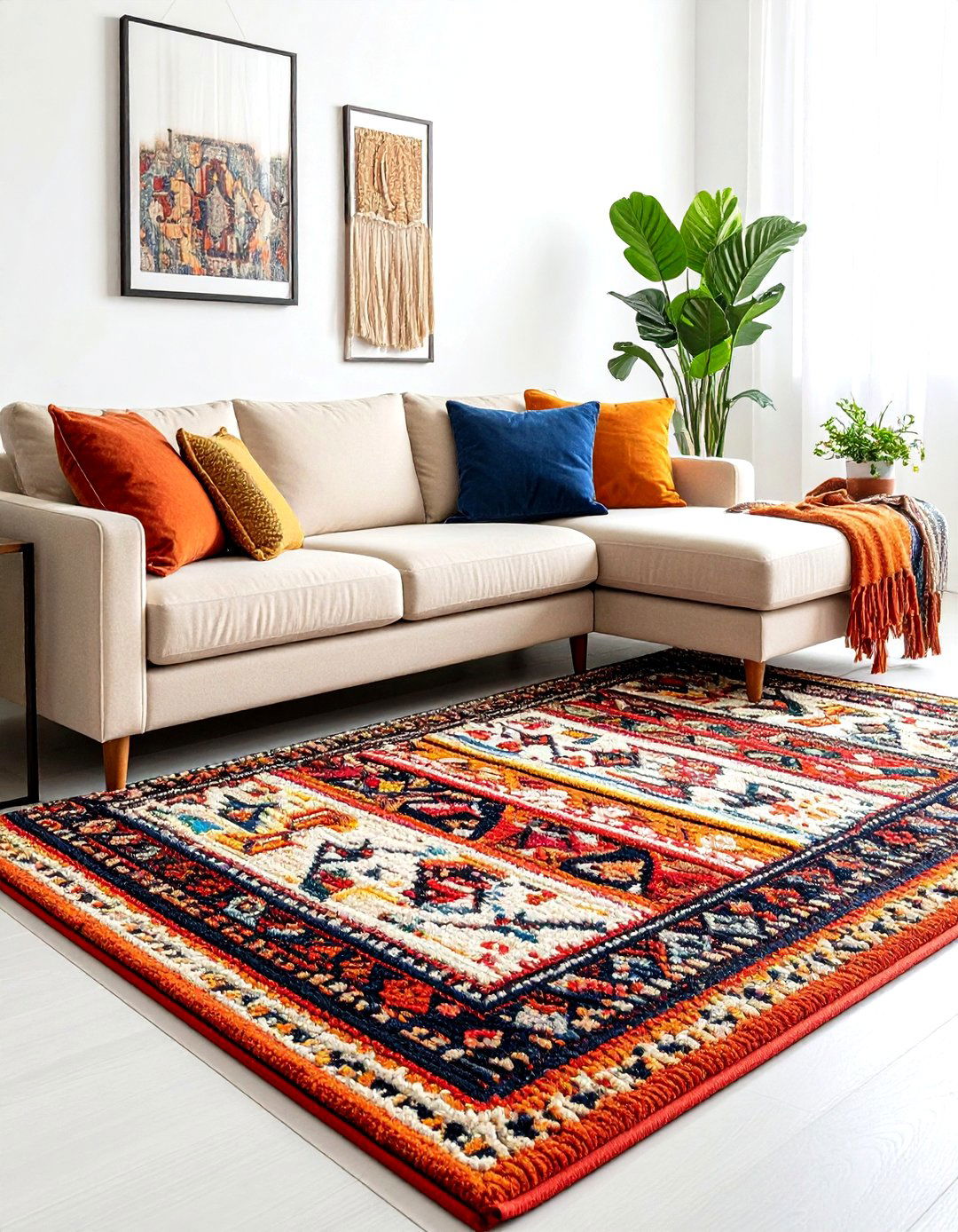 Accent Rugs to Define Areas - 20 Studio Apartment Ideas