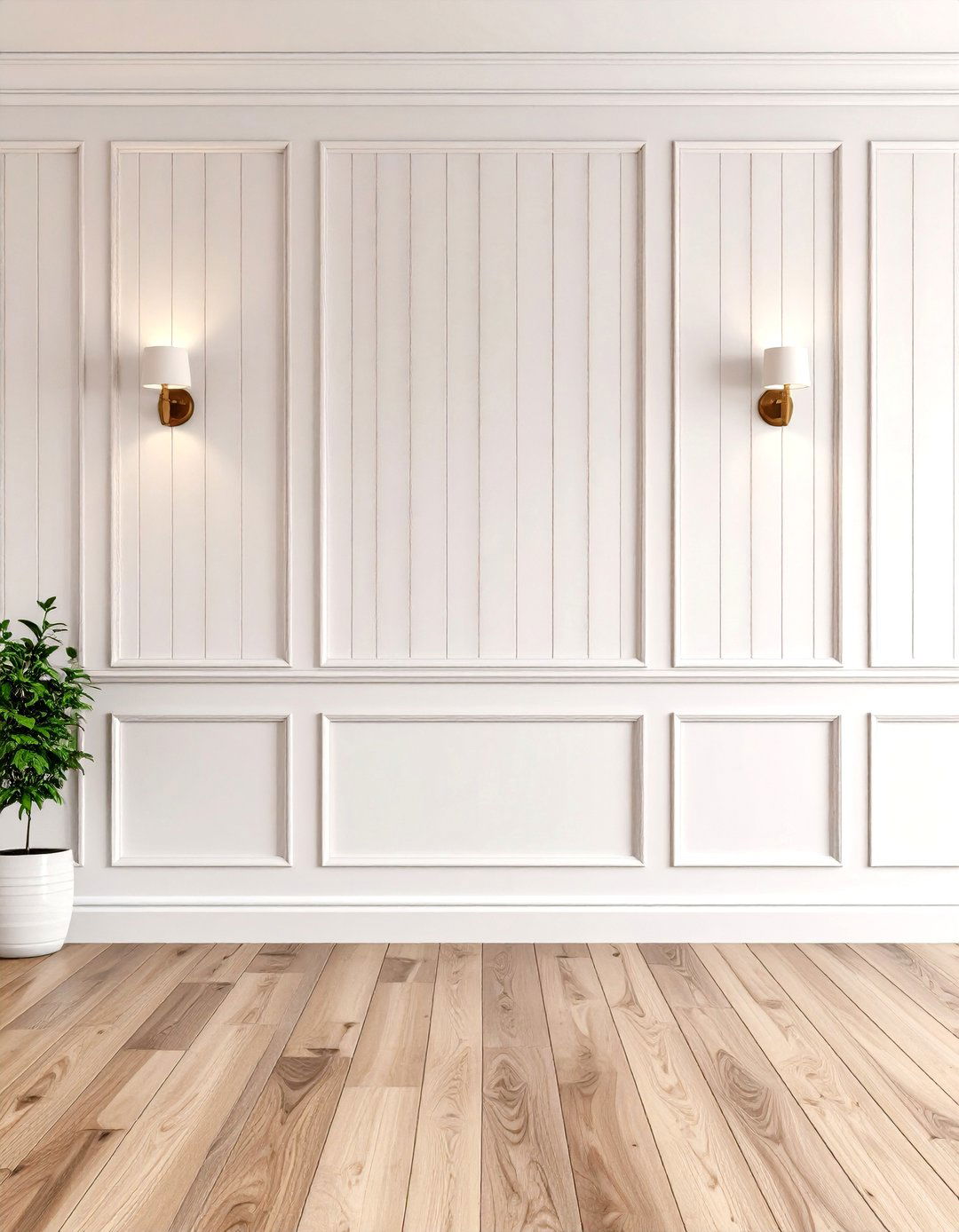 Accent Wall Paneling - 20 Small Mudroom Ideas