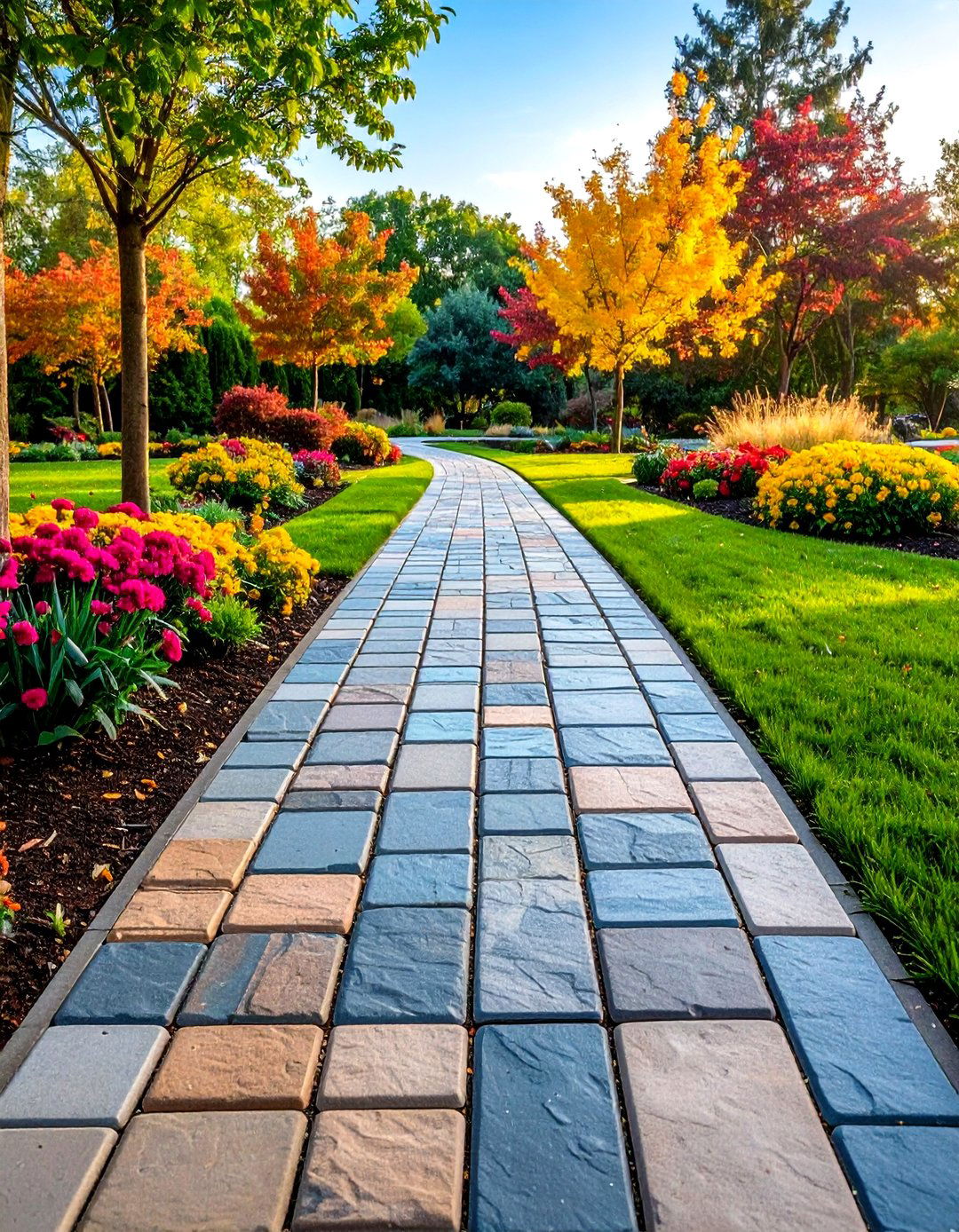 Accessible Smooth Cut Flagstone Walkway for Wheelchair Use - 20 Flagstone Walkway Ideas