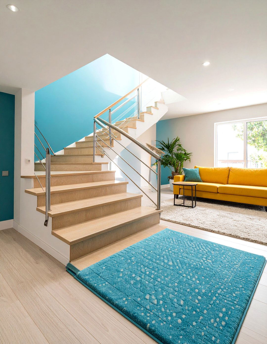 Accessible Sunken Room with Gentle Ramp - 20 Sunken Living Room Ideas
