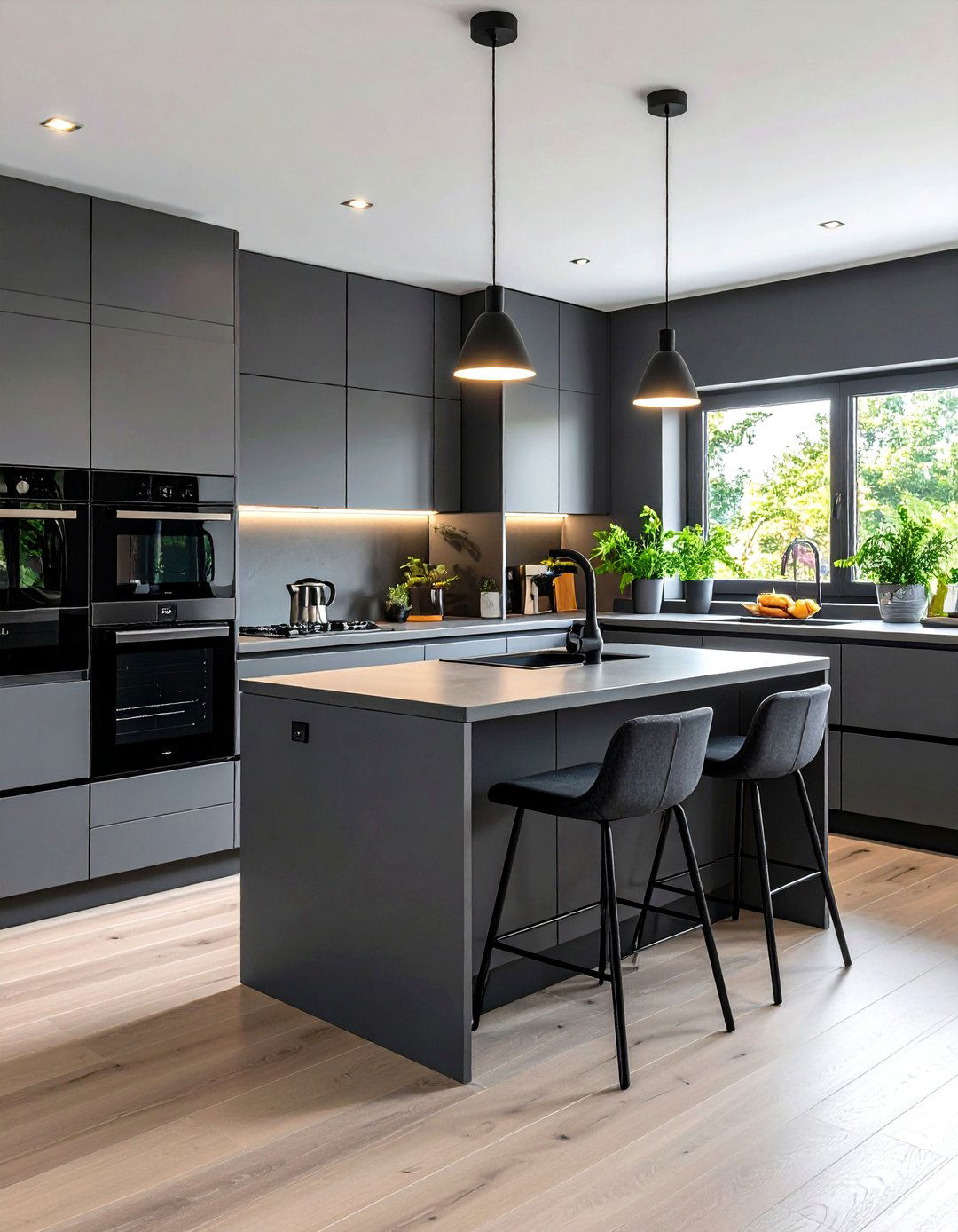 Accessible Universal Design Gray Kitchen - 20 Gray Kitchens