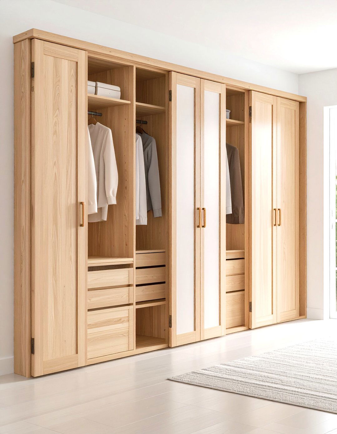 Accordion Folding Closet Doors - 20 closet door ideas