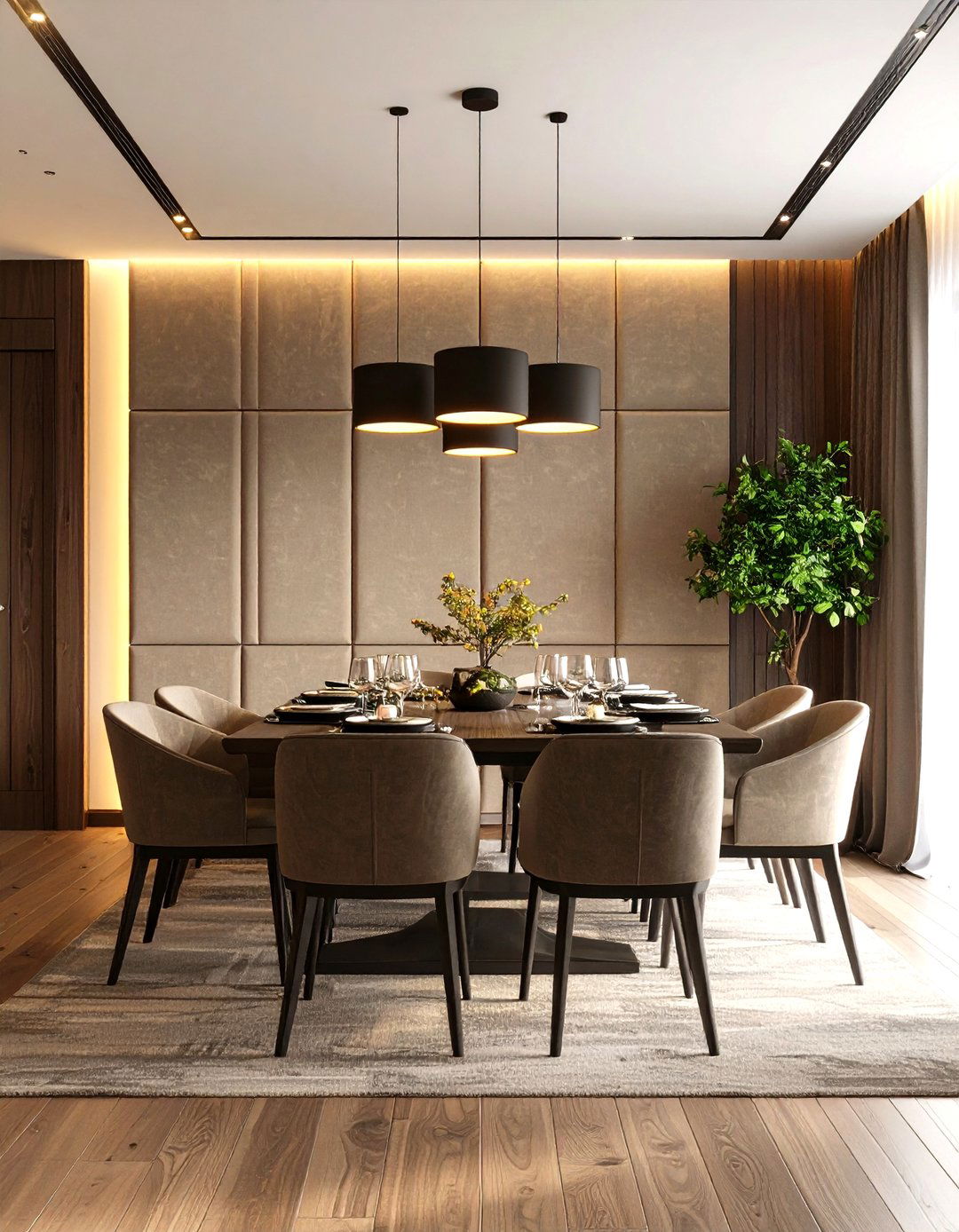 Acoustic Dining Room Wall Upholstery - 20 Dining Room Wall Decor Ideas