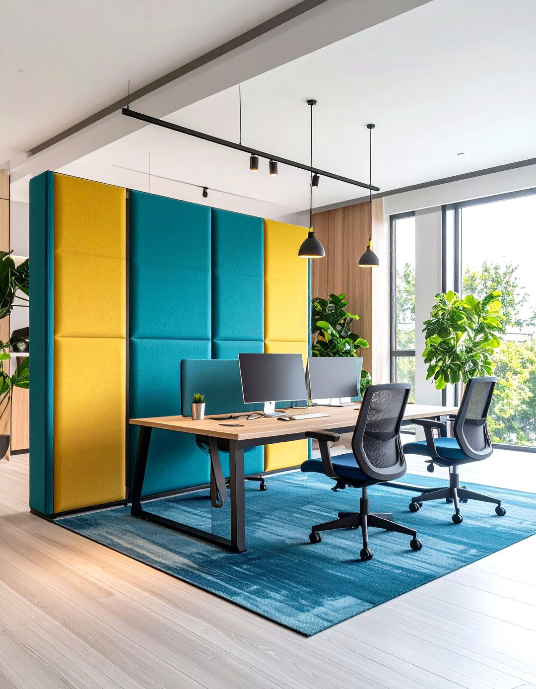 Acoustic Fabric Panel Room Divider with Sound Absorption - 20 Room Divider Ideas