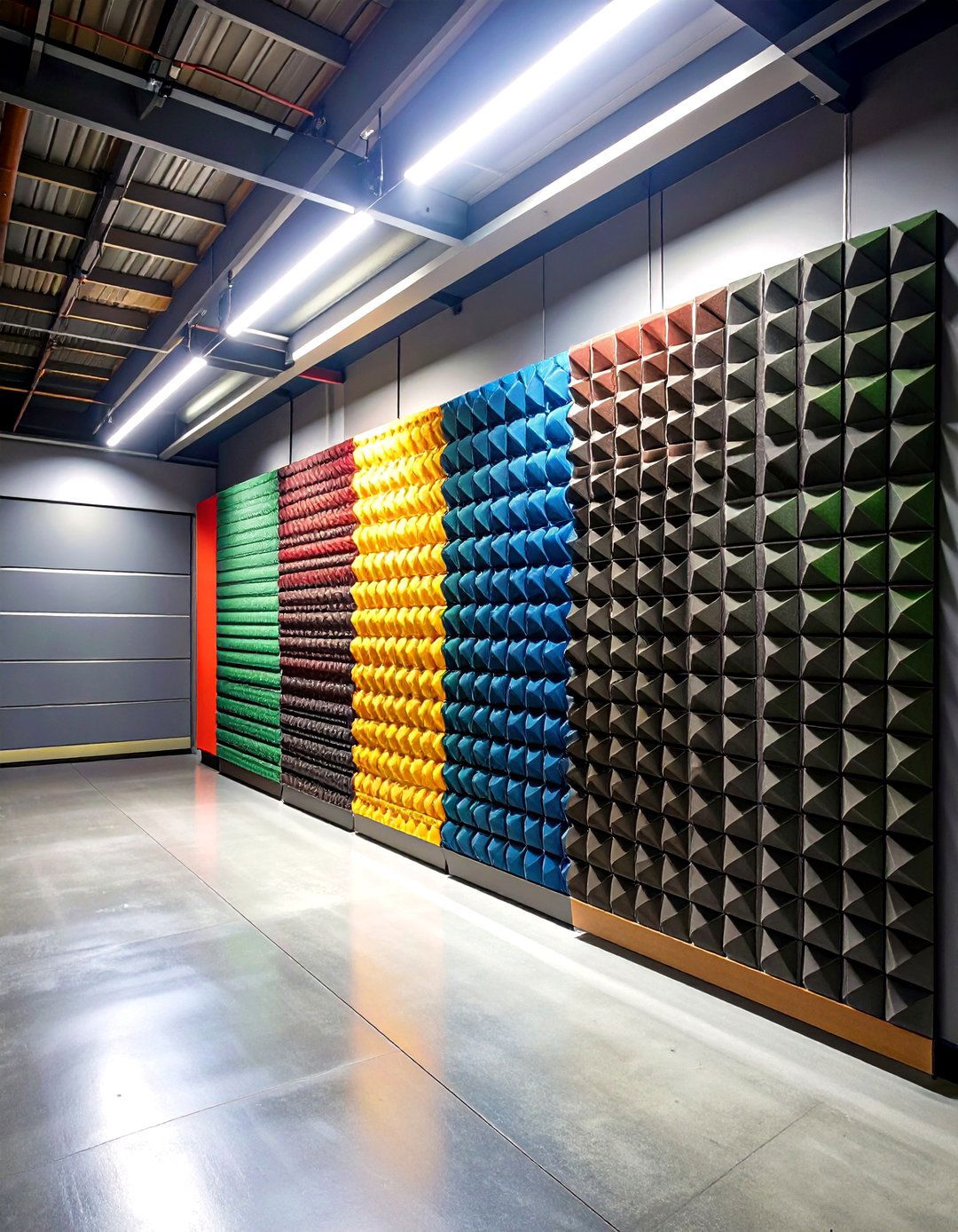 Acoustic Foam Panels - 20 Garage Wall Ideas