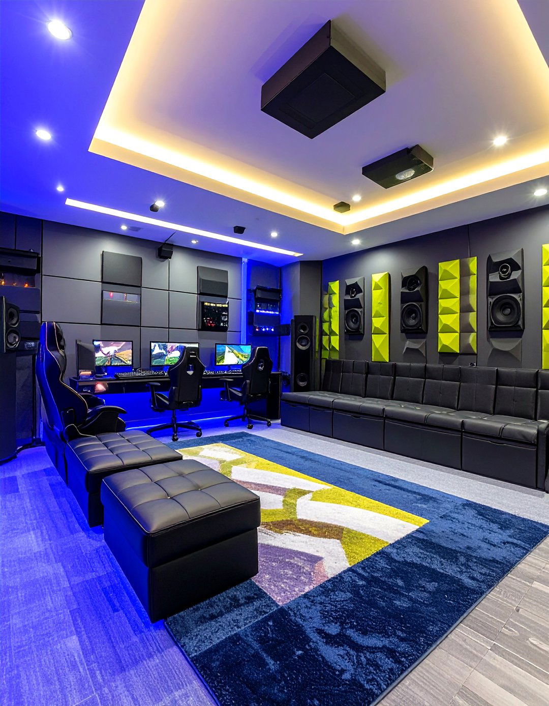 Acoustic Paint Quiet Power Up - 20 Game Room Paint Ideas