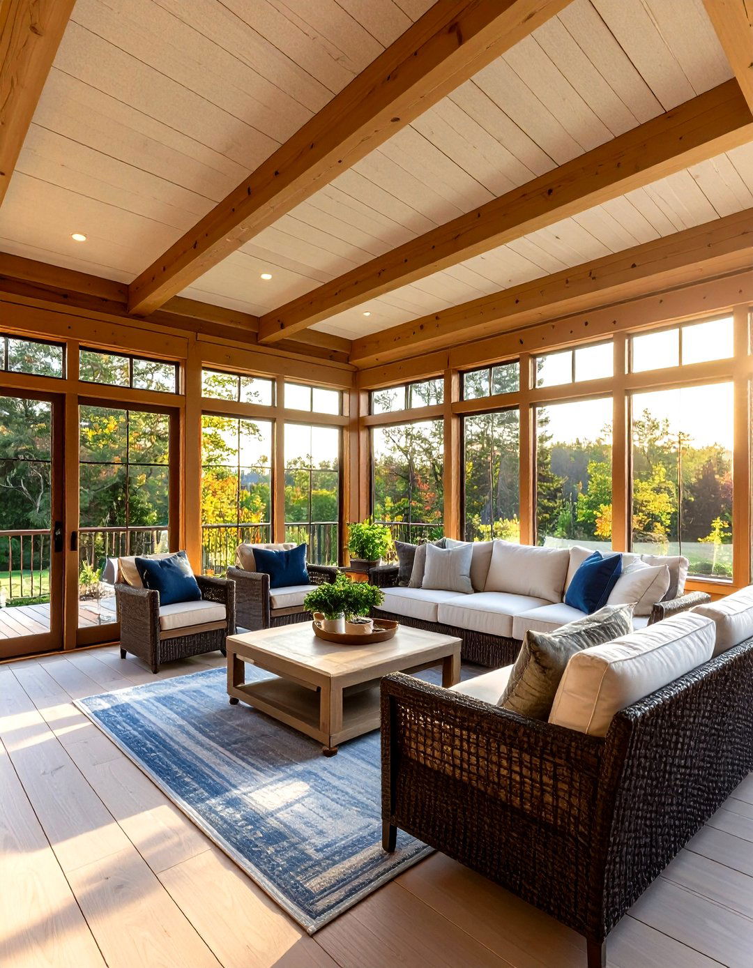 Acoustic Panel Ceiling - 20 Sunroom Ceiling Ideas