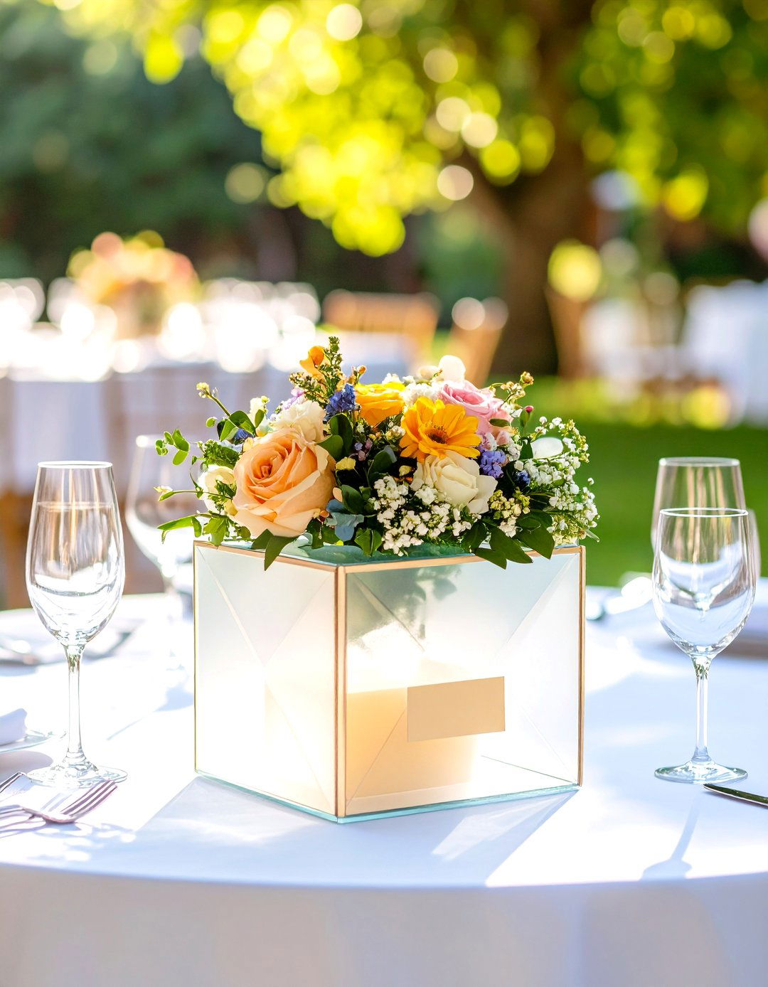Acrylic Frosted Wedding Card Box - 20 Wedding Card Box Ideas