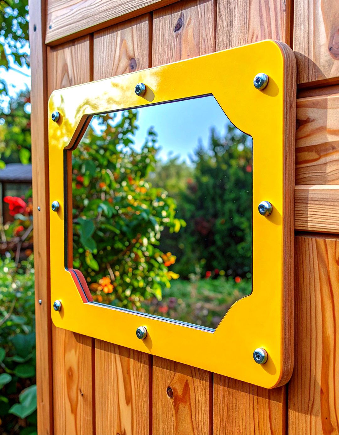 Acrylic Garden Mirror for Child Friendly Play Zones - 20 Garden Mirror Ideas