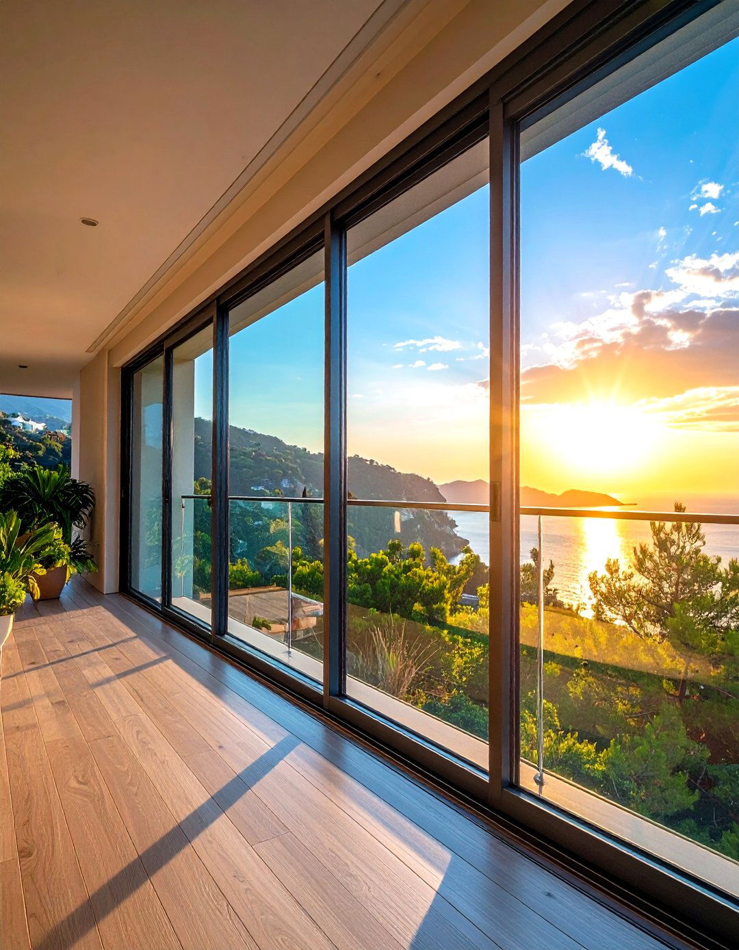 Acrylic Sheet Panels for Transparent Balcony Coverage - 20 Balcony Shade Ideas