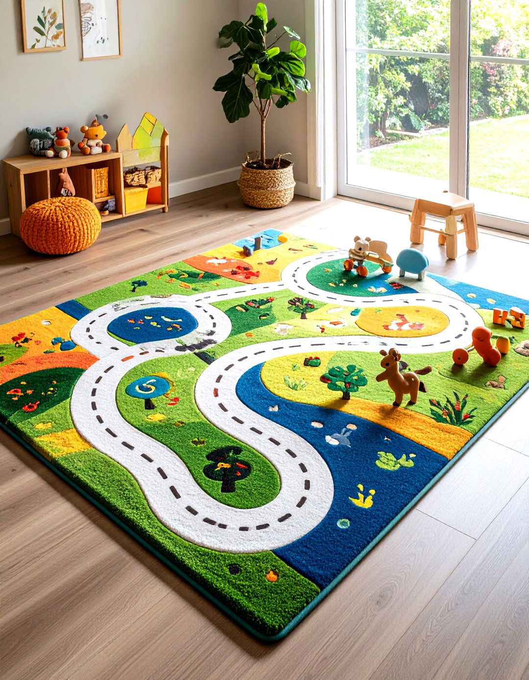 Activity Rug - 20 Toddler Room Ideas