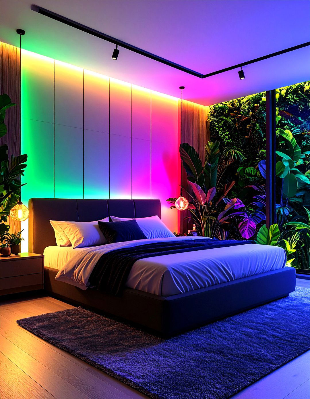 Adaptive RGB Wall Panels - 20 Gaming Bedroom Ideas