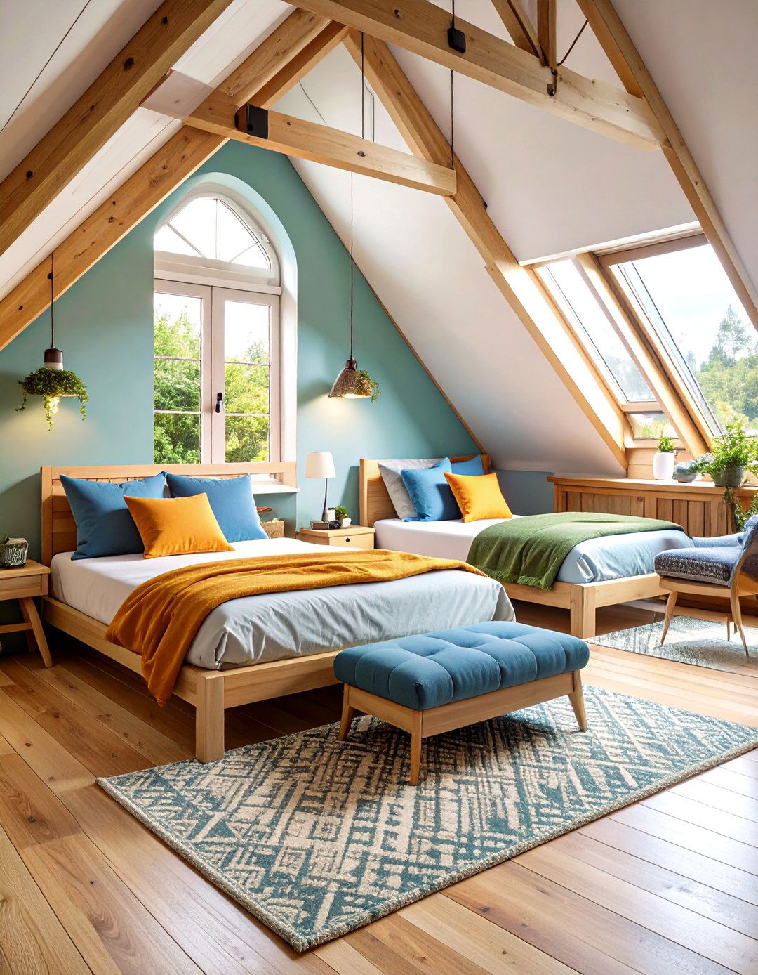 Add Extra Seating - 20 Twin Bedroom Ideas