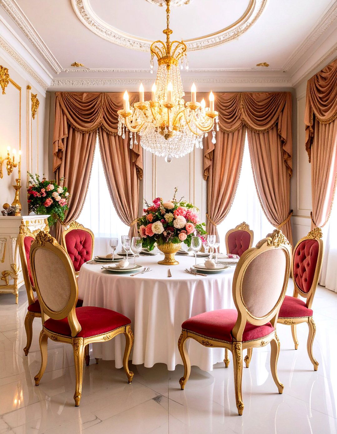 Add Ornate Victorian Details - 20 Vintage Dining Room Ideas