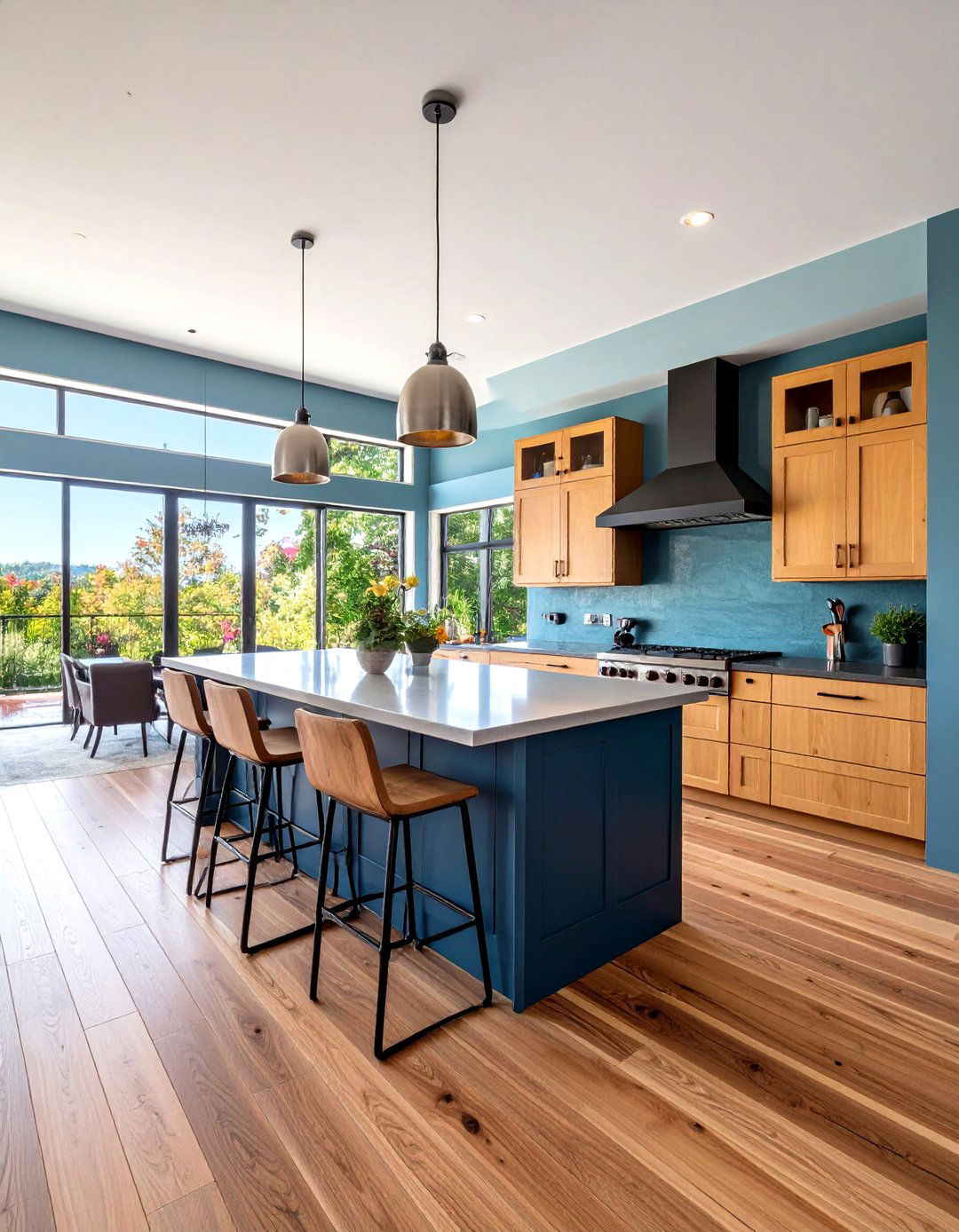 Add a Kitchen Island - 20 Split Level Kitchen Design Ideas