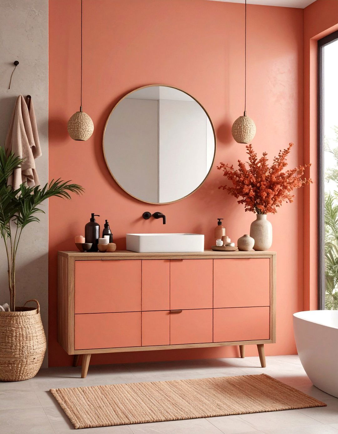 Add a Pop of Color - 20 Small Powder Room Ideas
