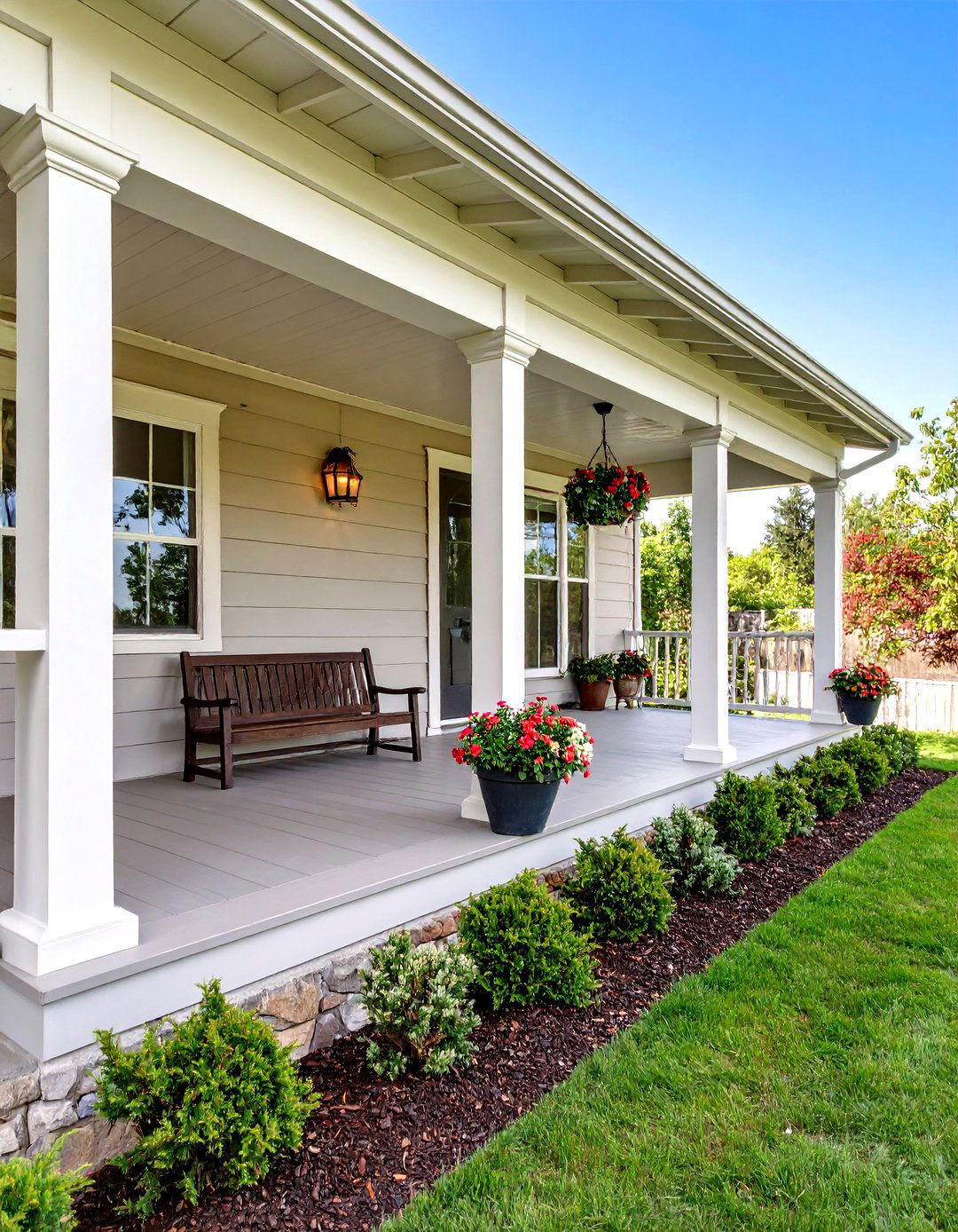 Add a Welcoming Front Porch Extension - 20 Curb Appeal Inspiration for Ranch Homes