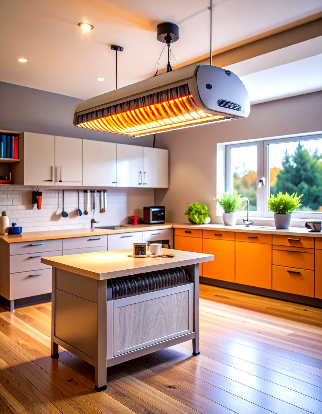 Add an Efficient Electric or Infrared Garage Heater - 20 Garage Makeover Ideas