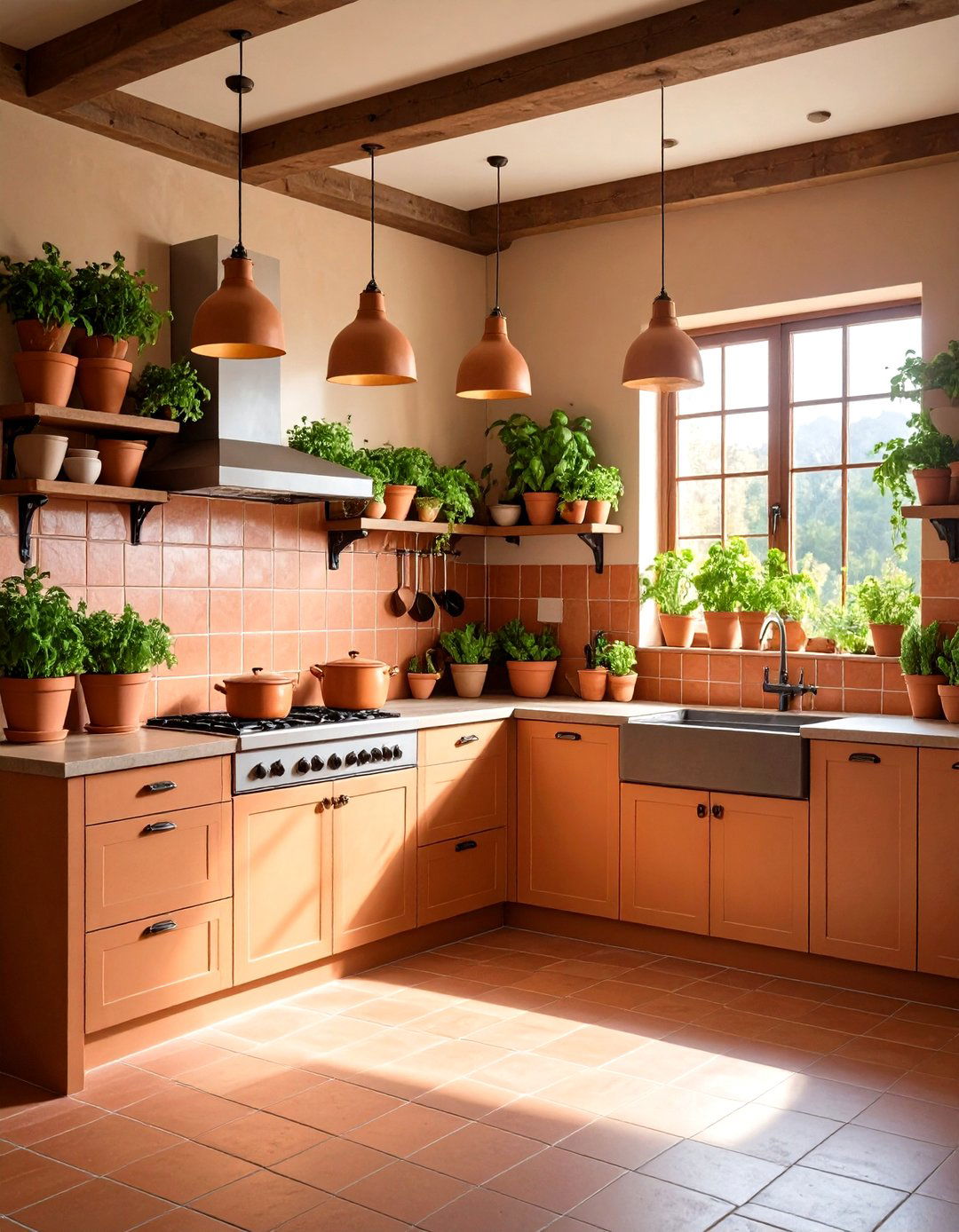 Adding Terracotta Accents - 20 Southwestern Kitchen Ideas