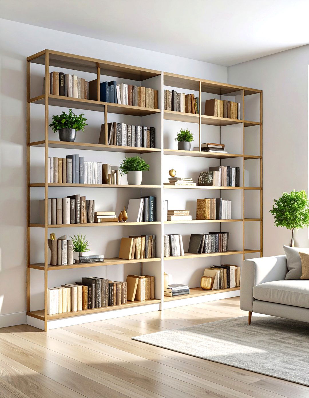 Adjustable Modular Corner Bookshelf Systems - 20 Corner Bookshelf Ideas
