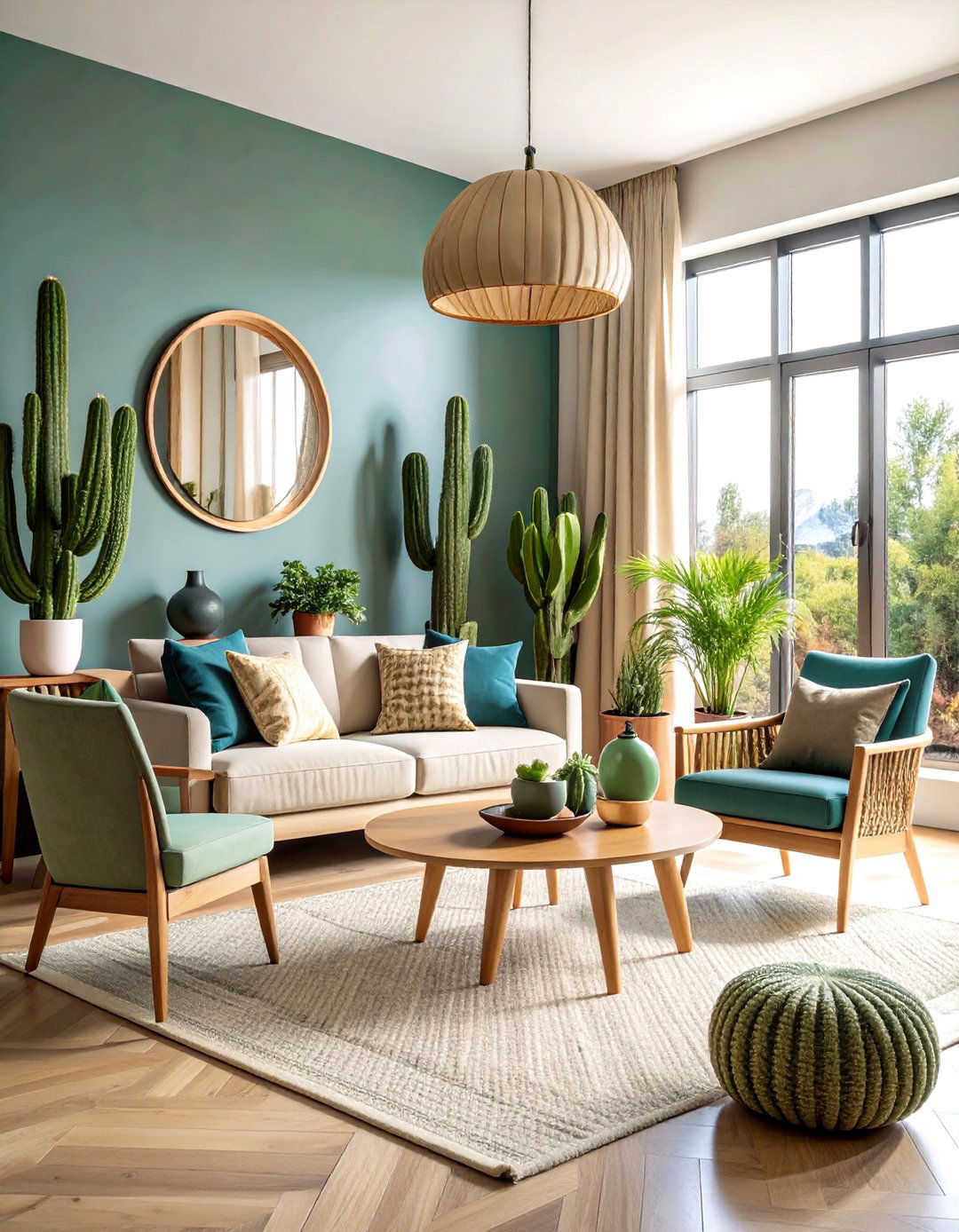 Adobe Inspired Textured Plaster - 20 Desert Themed Room Ideas