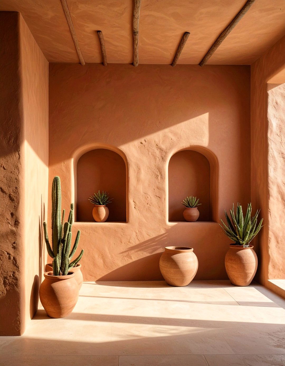 Adobe Inspired Walls - 20 Southwestern Decor Ideas