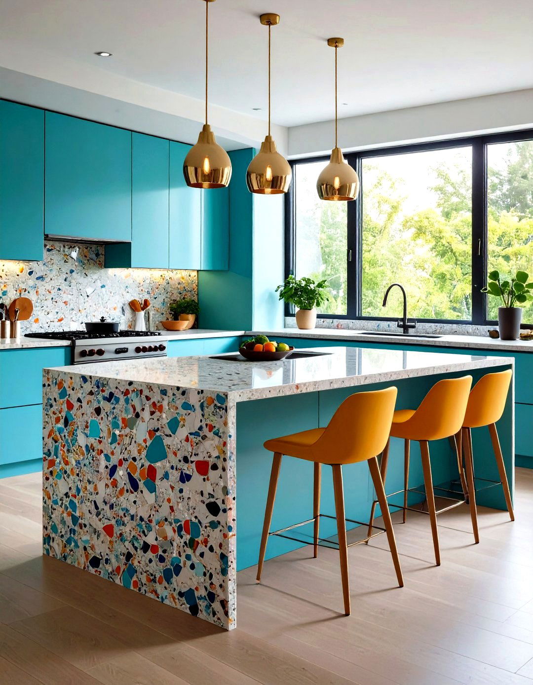 Aesthetic Versatility - 20 Terrazzo Kitchen Countertops