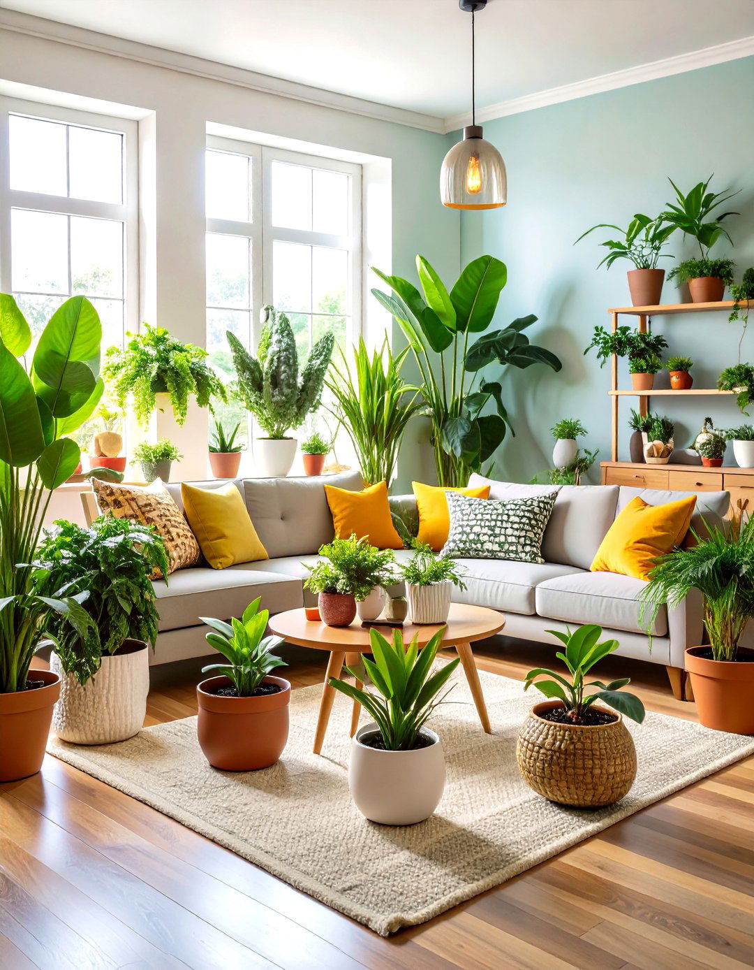 Air Purifying Houseplant Indoor Garden - 20 Indoor Garden Ideas