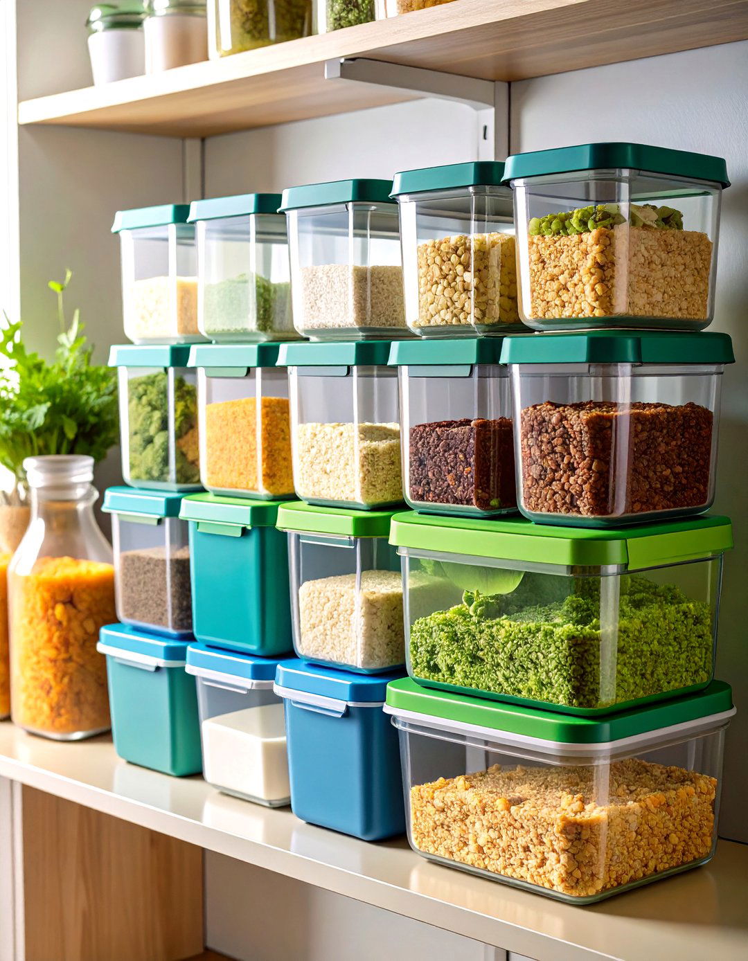 Airtight Dry Food Storage Containers - 20 Snack Storage Ideas