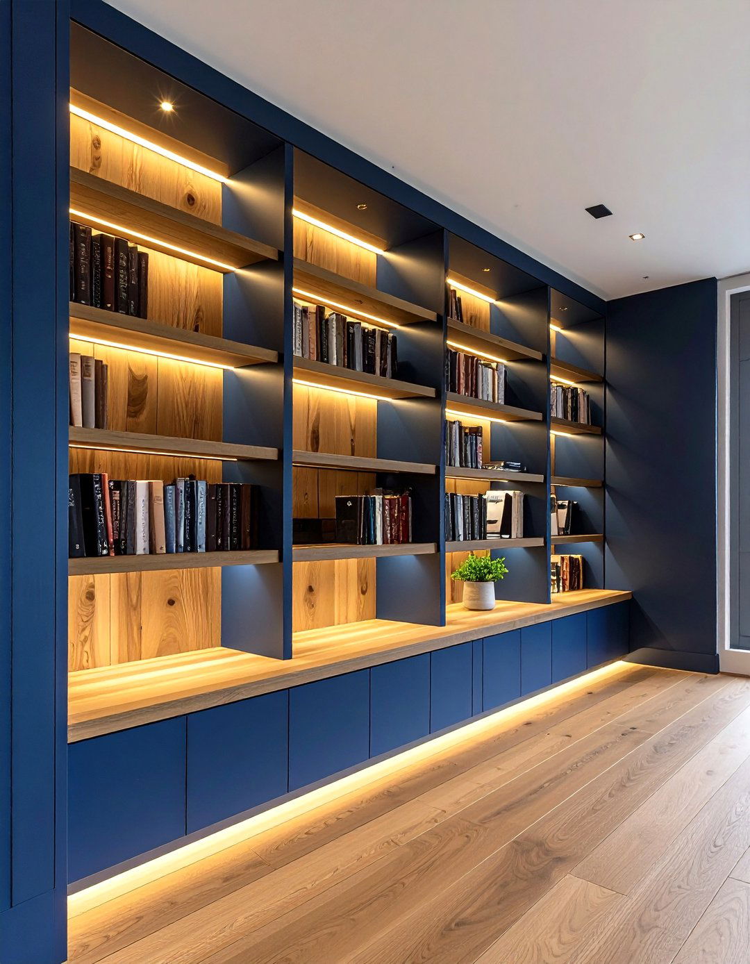 Alcove Book Niche Shelves Carve Out a Cozy Corner - 20 Bedroom Shelving Ideas