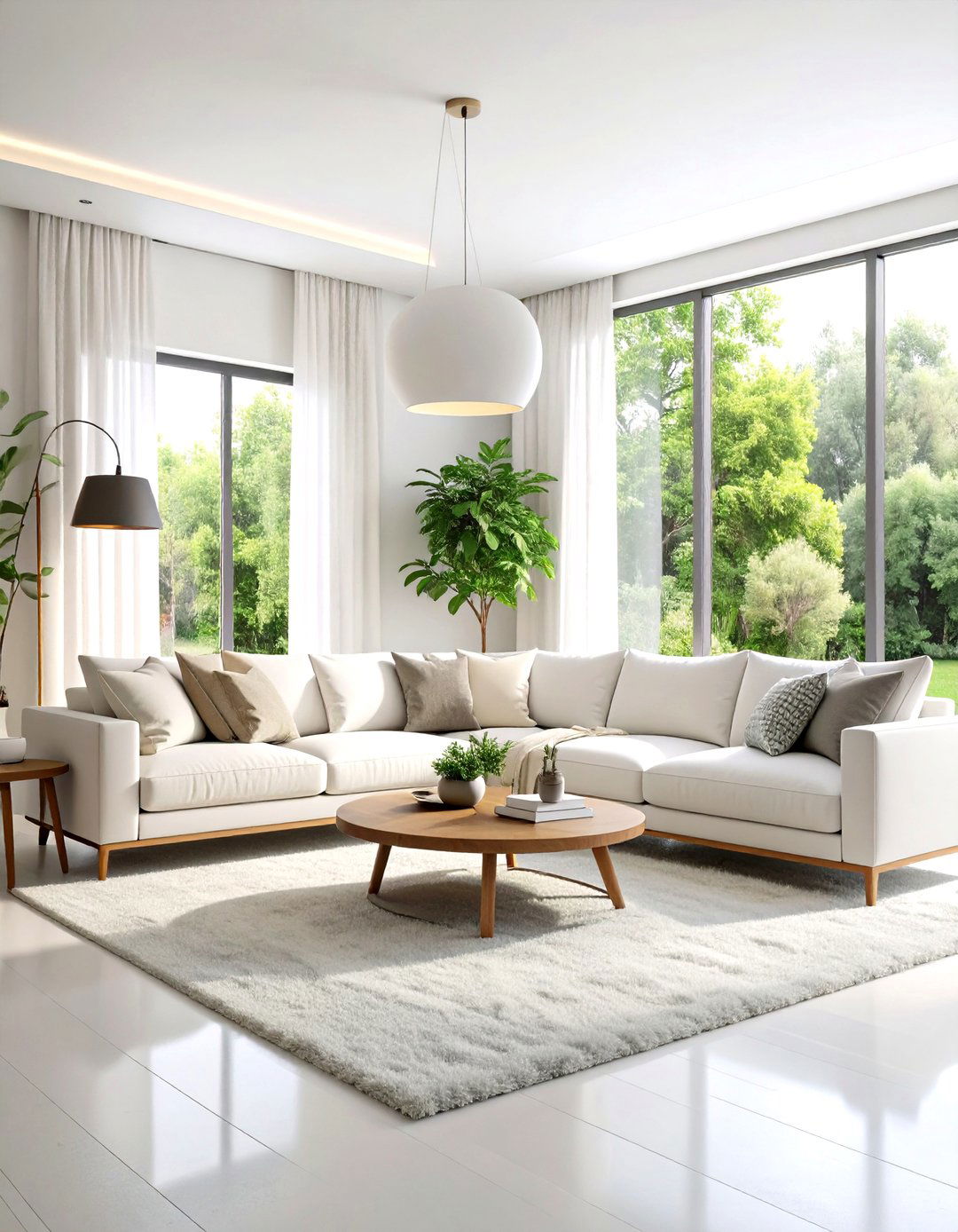 All White Monochromatic Color Scheme for Rooms - 20 Monochromatic Color Schemes for Rooms