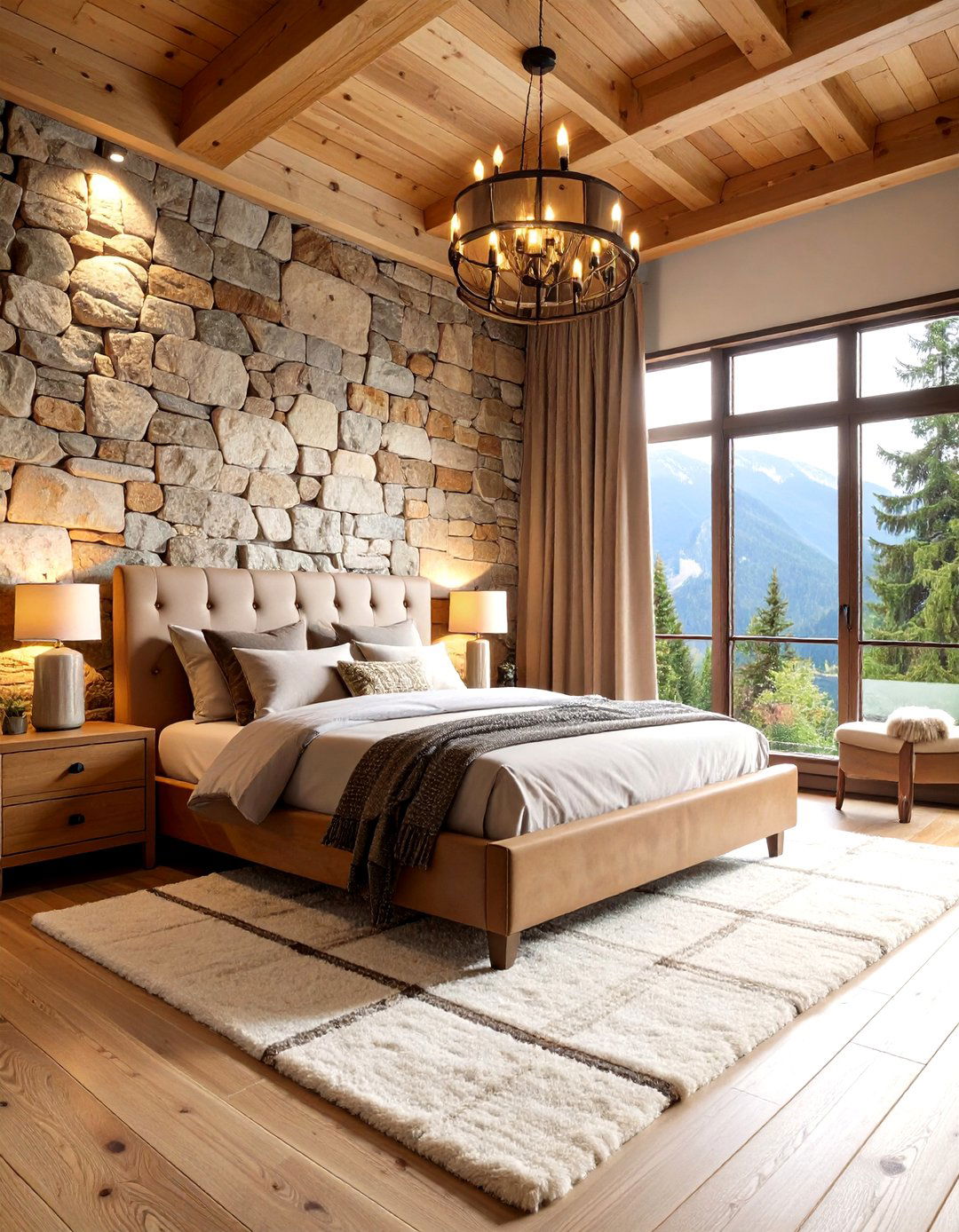 Alpine Chalet Charm - 20 Cabin Bedroom Ideas
