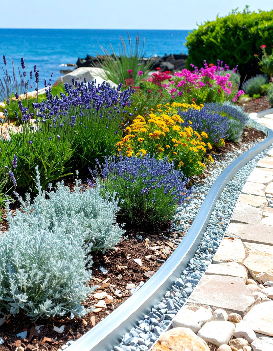 Aluminum Garden Edging for Lightweight Strength - 20 Garden Edging Ideas