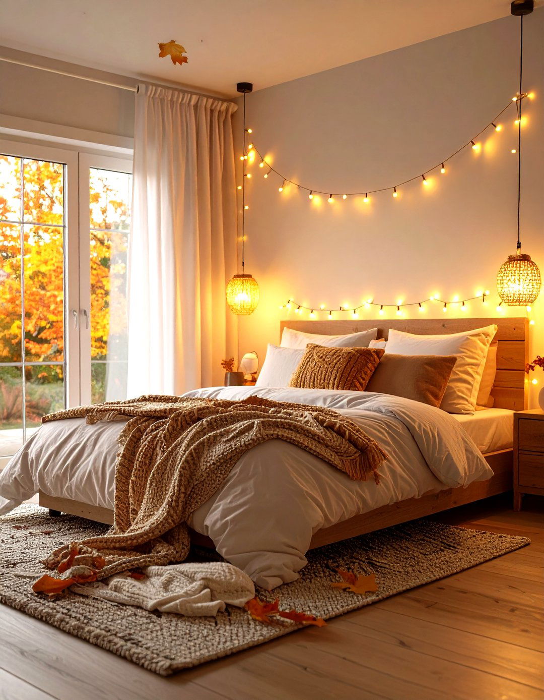 Ambient Lighting Strategies in Fall Bedroom Decor - 20 Fall Bedroom Decor Ideas