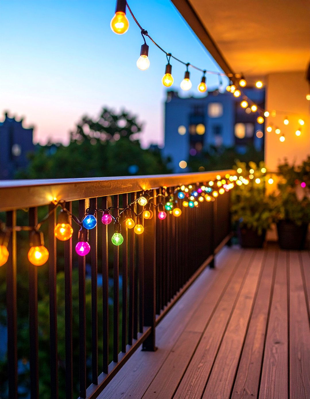 Ambient Lighting - 20 Small Balcony Ideas