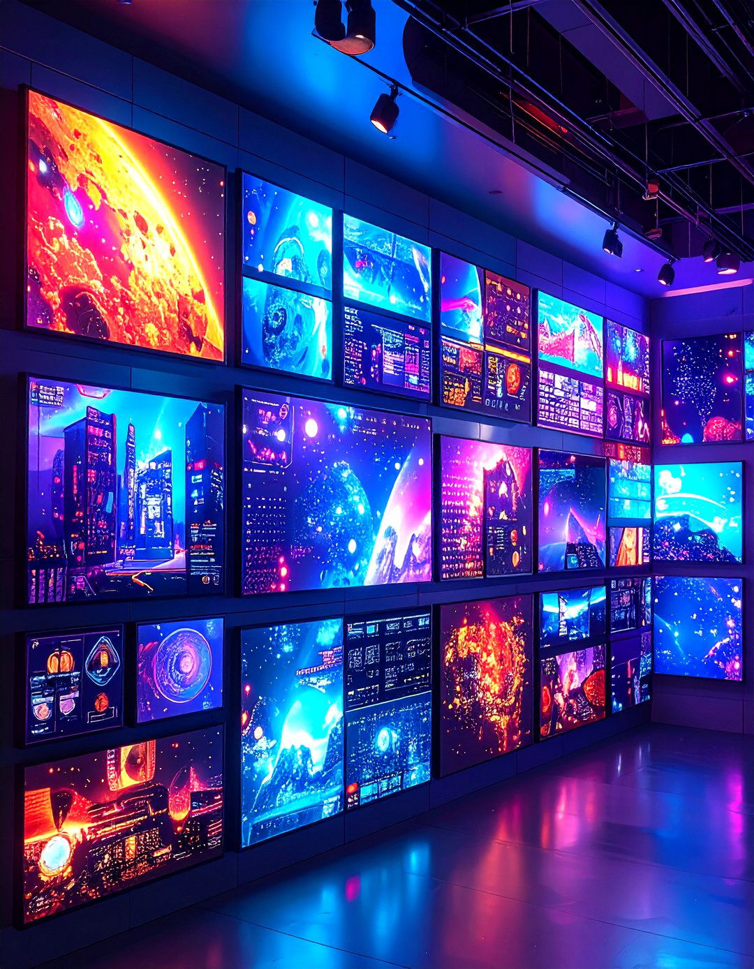 Ambient Themed Wall Art Sets Game Room Mood - 20 Game Room Ideas