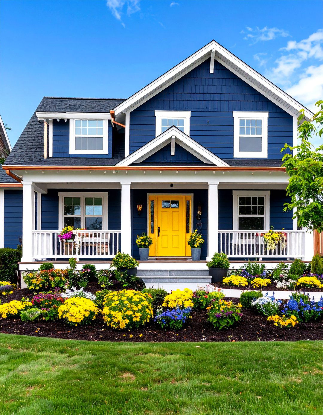 Anchors Aweigh Blue Exterior House Color - 20 Blue Exterior House Colors