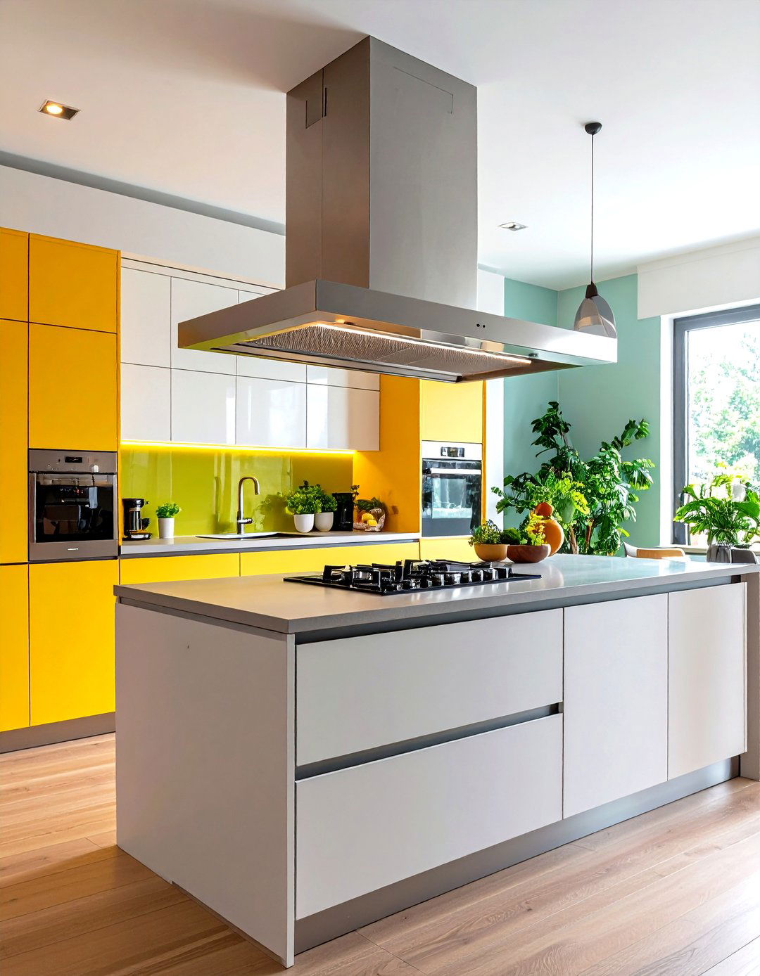 Angled Contemporary Range Hood - 20 Range Hood Ideas
