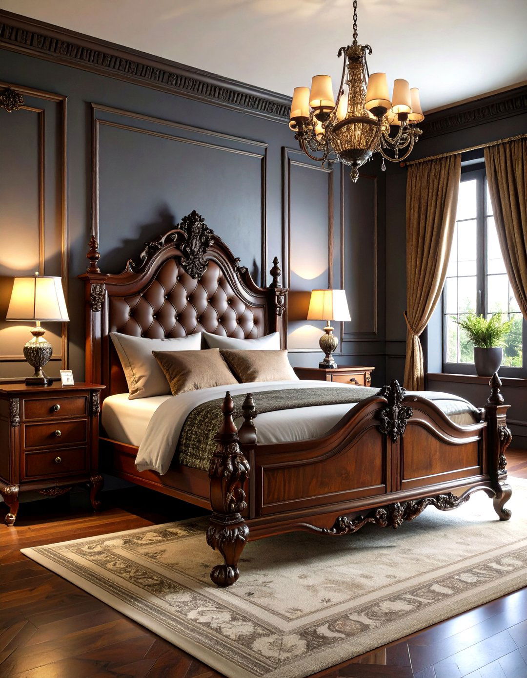 Antique Dark Wood Furniture - 20 Vampire Bedroom Ideas