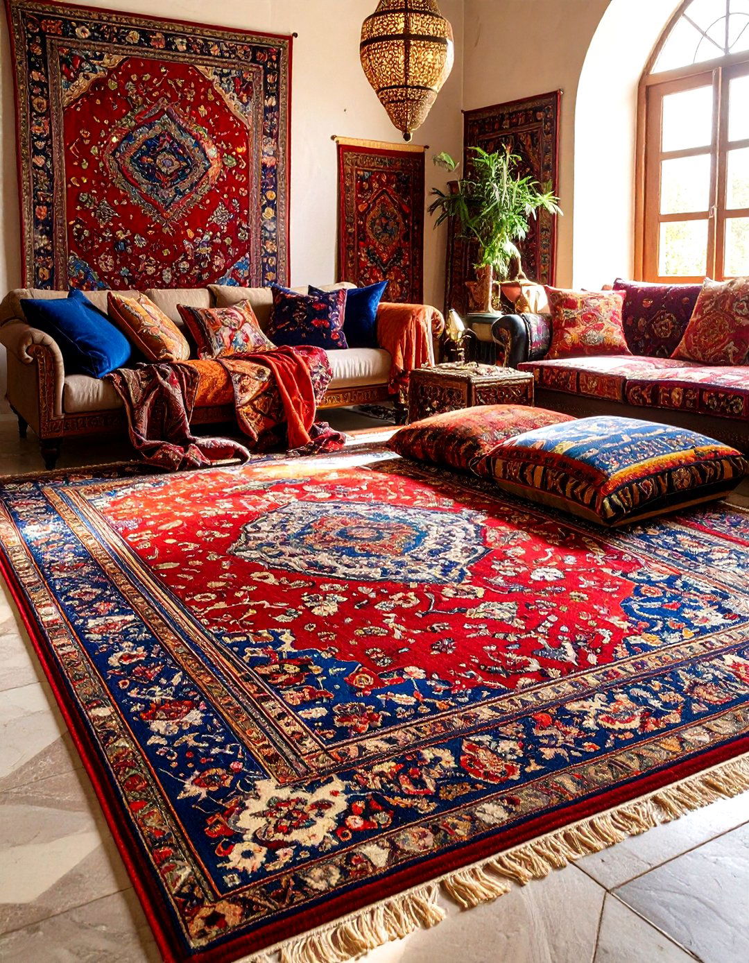 Antique Persian Castle Living Room Rug Collection - 20 Castle Living Room Ideas