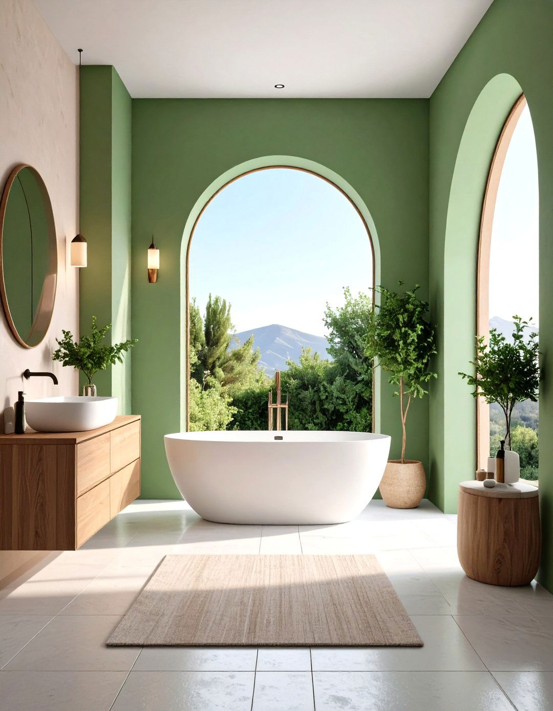Arched Doorways and Niches - 20 Tuscan Bathroom Ideas
