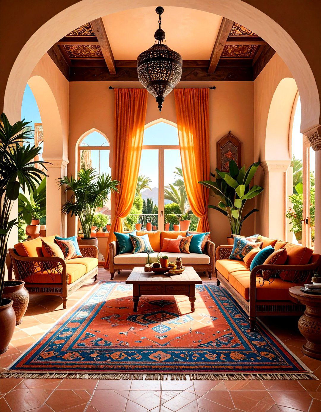 Arched Doorways and Windows - 20 Spanish Style Living Room Ideas