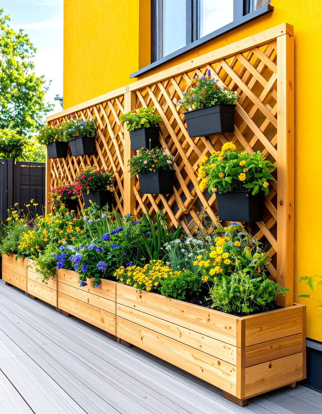 Arched Lattice Fence Gate with Decorative Ironwork - 20 Lattice Fence Ideas