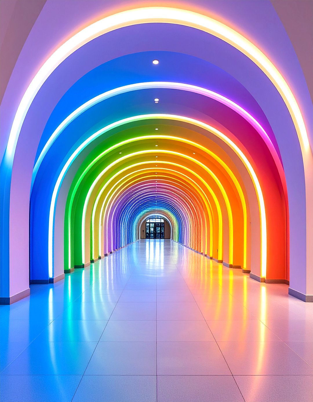 Arched Pop Ceiling Design with Curved Elements - 20 Pop Ceiling Design Ideas