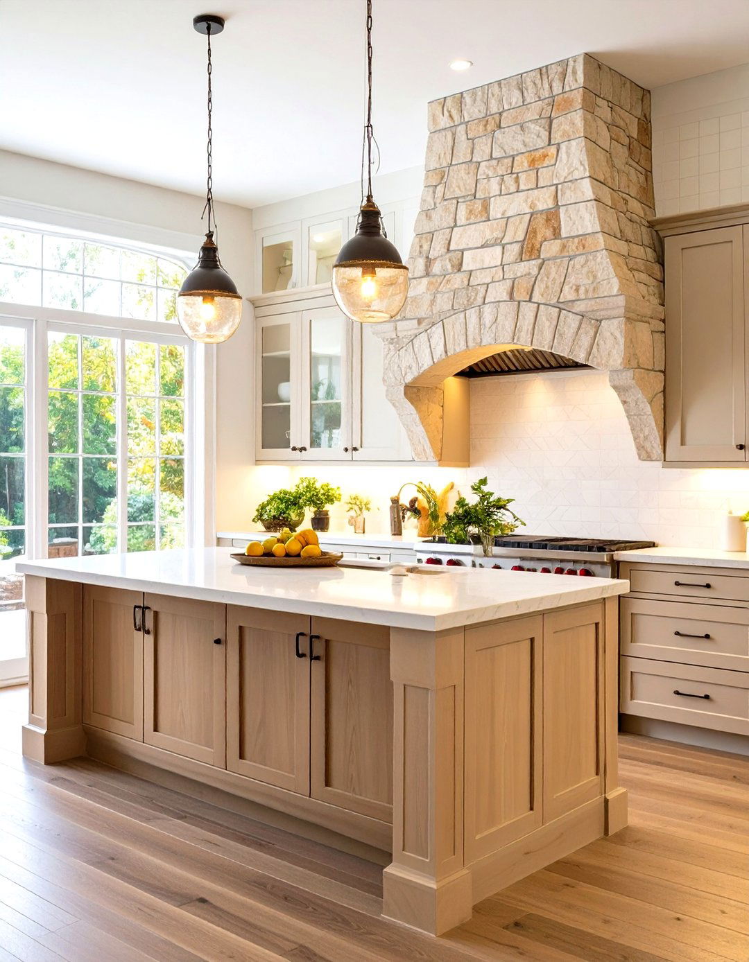 Arched Stone Range Hood - 20 Range Hood Ideas